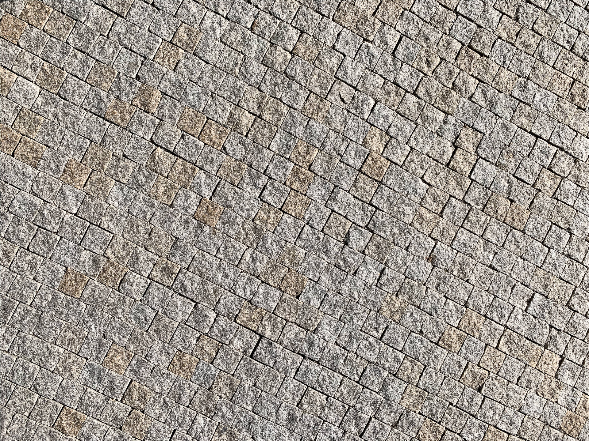 Plain Grey Cobblestone Wall Background