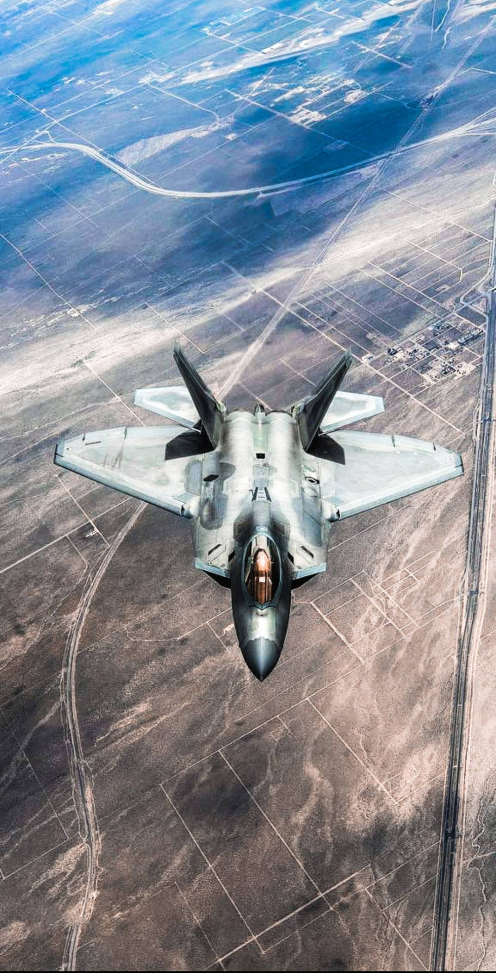 Plain Hd Iphone F-22 Wallpaper Background