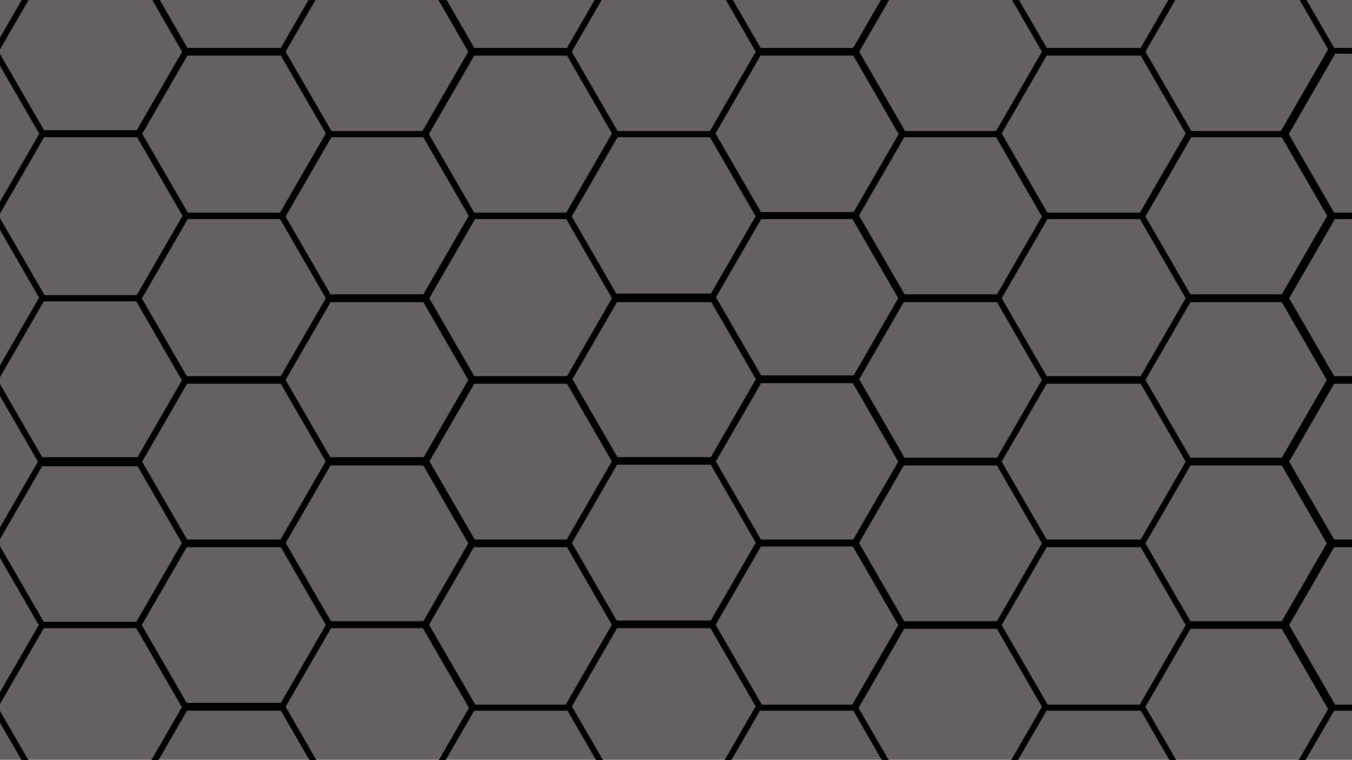 Plain Hexagon Grey Shape Background