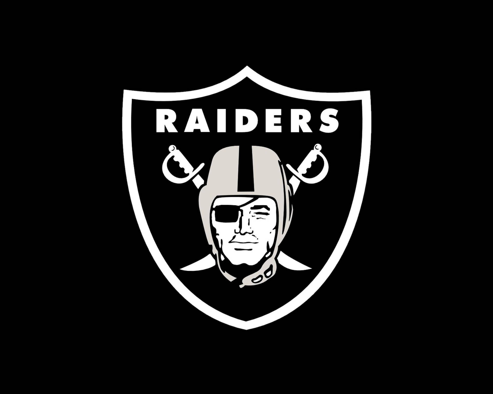 Plain Logo Of Oakland Raiders Team Background