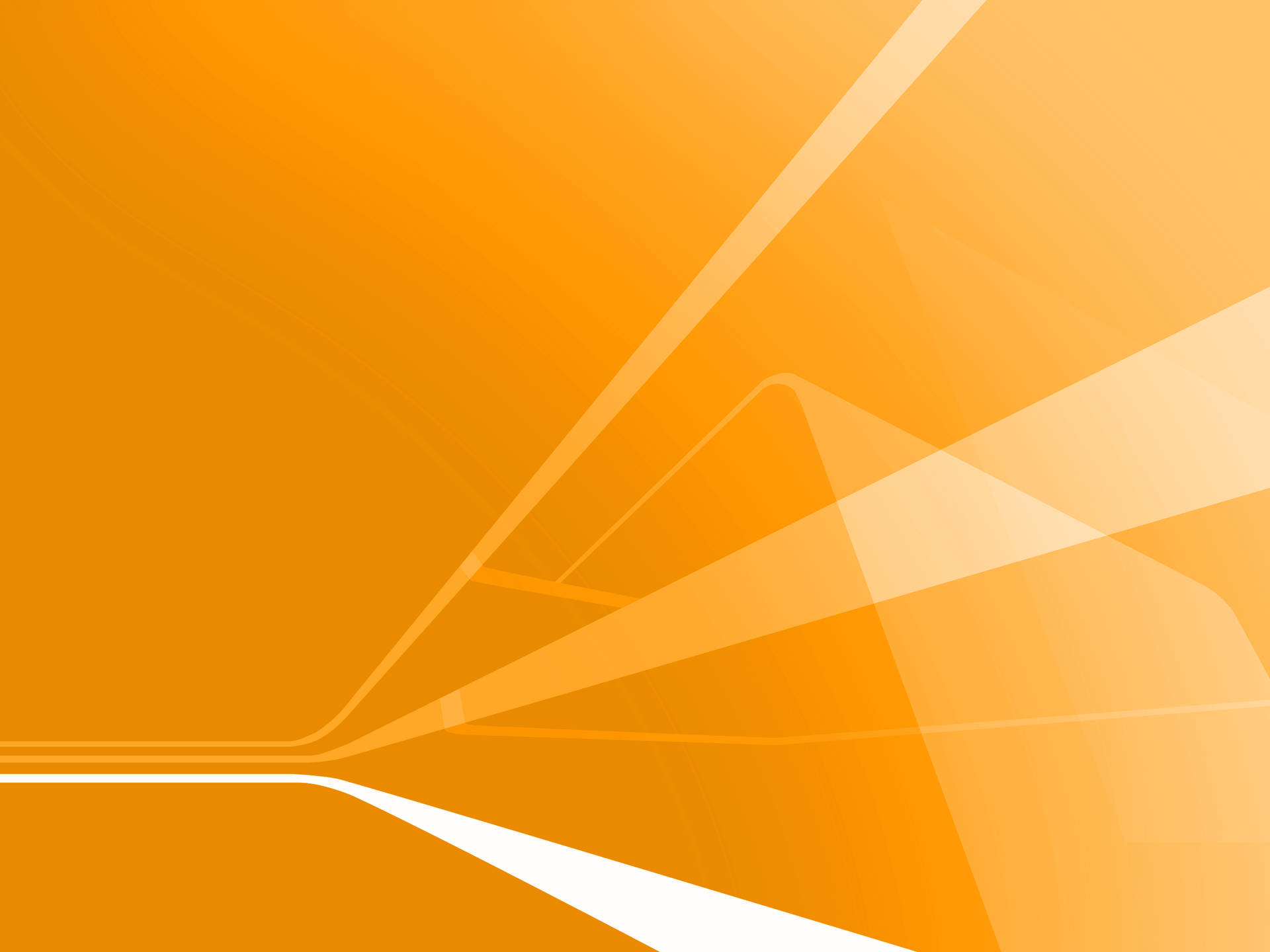 Plain Orange White Screen Cover Background