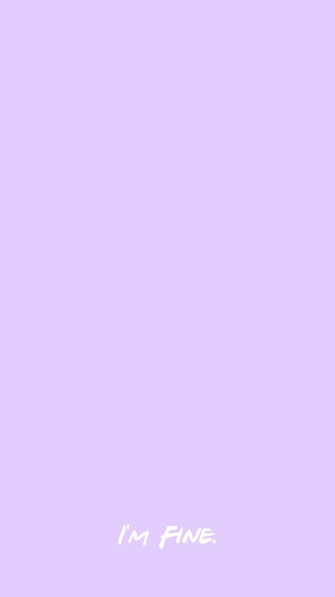Plain Pastel Purple Iphone