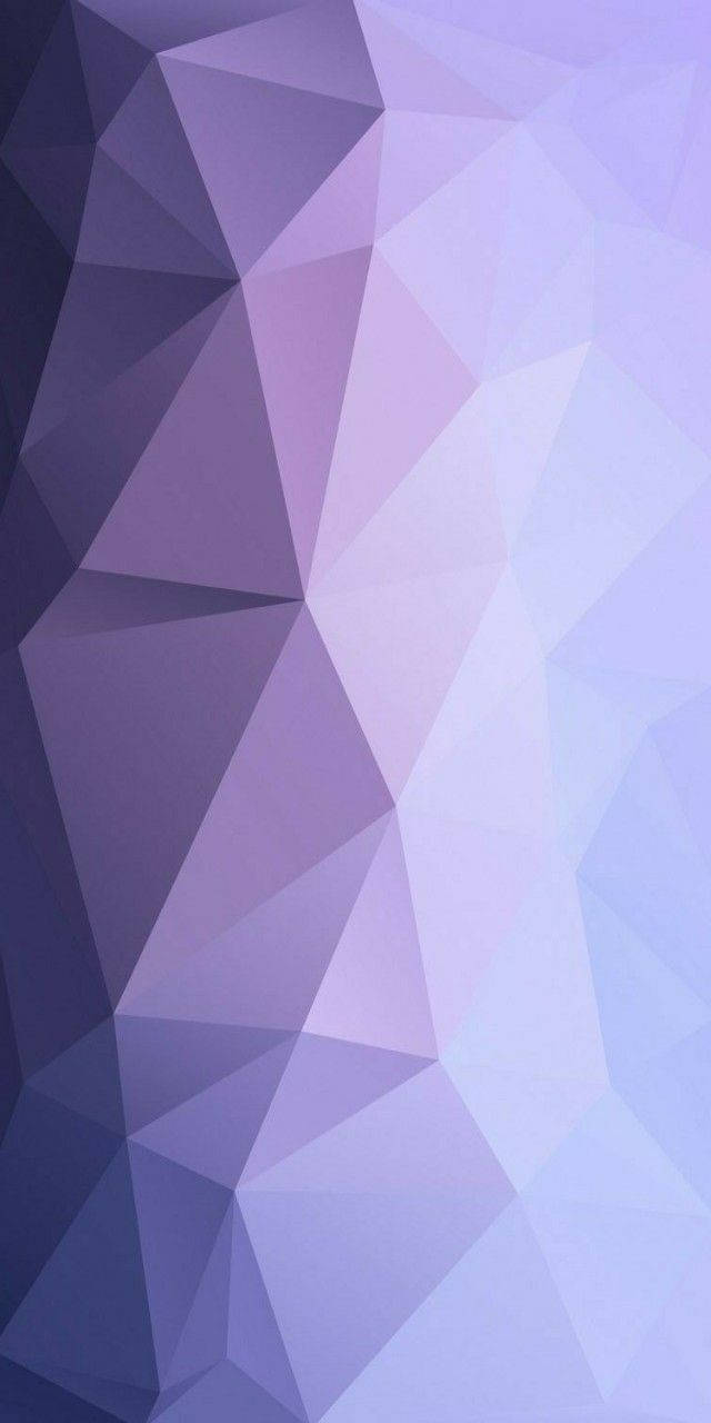 Plain Purple Polygon Iphone