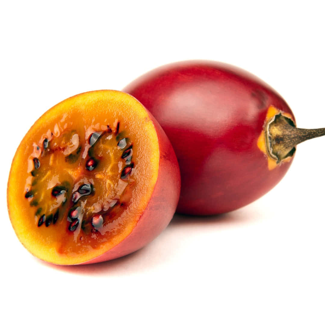 Plain Tropical Fruit Tamarillo Photograph Background