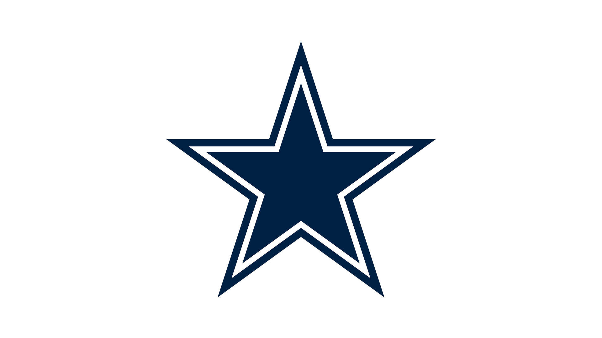 Plain White Backdrop Dallas Cowboys Logo Background
