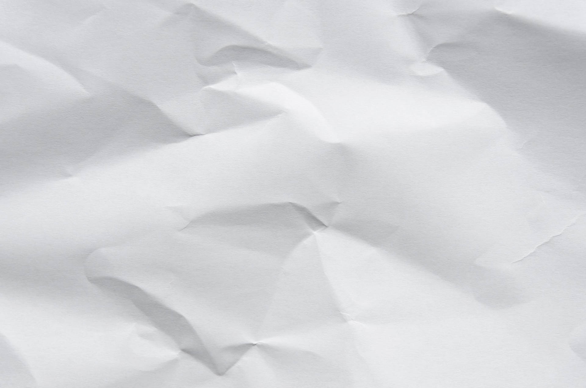 Plain White Crumpled Paper