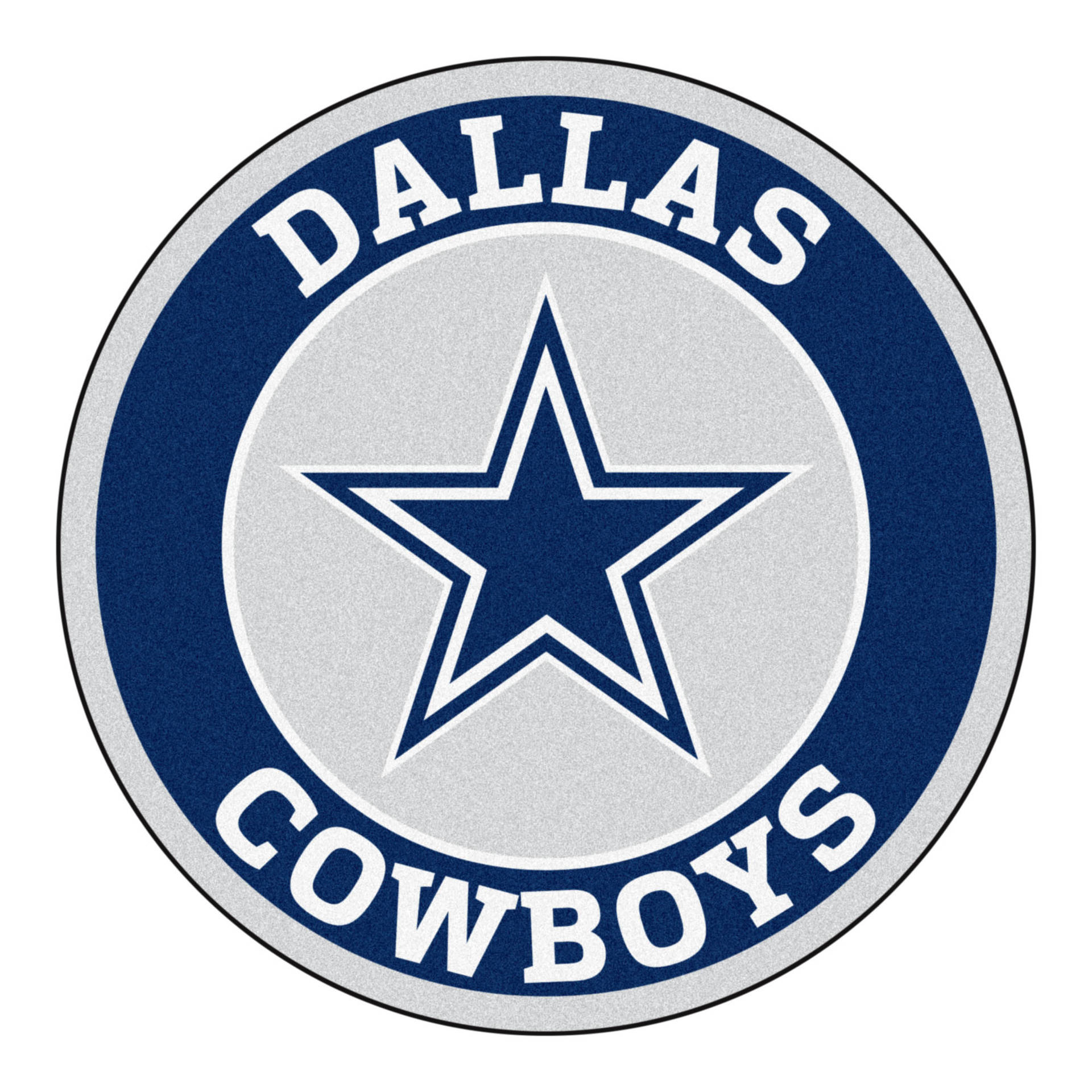 Plain White Dallas Cowboys Logo Background