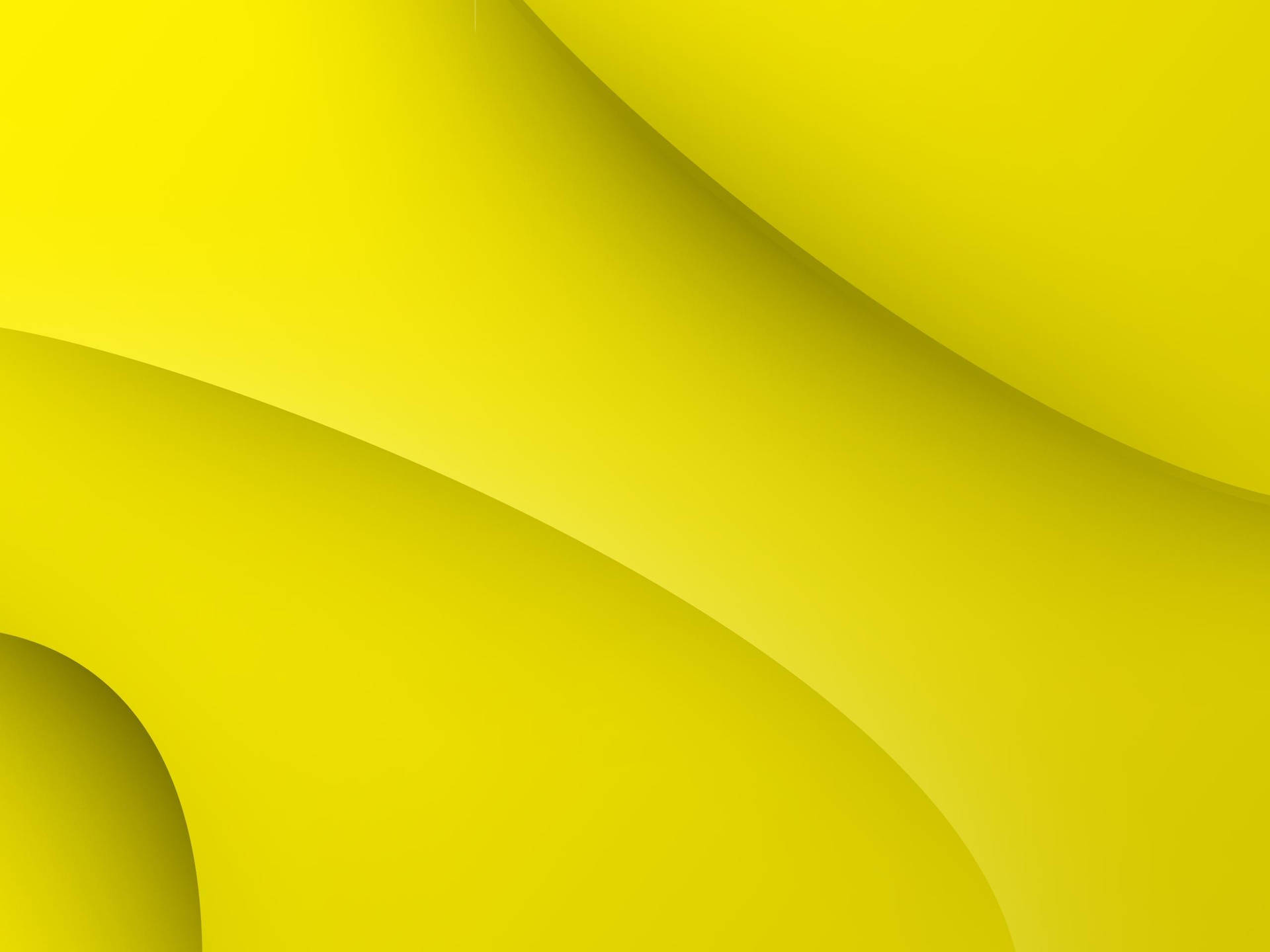 Plain Yellow Abstract Art Desktop Background