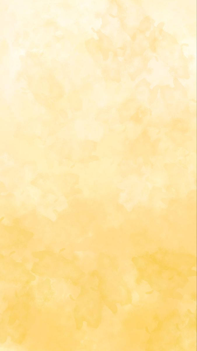 Plain Yellow Watercolor Painting Phone