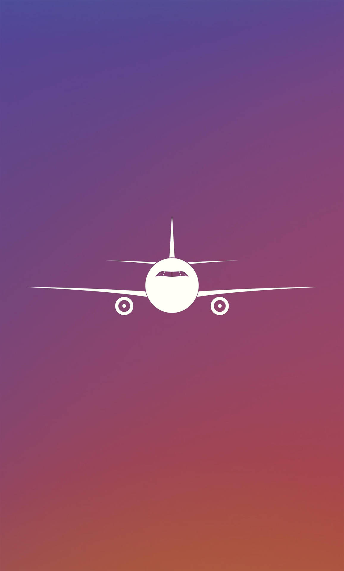 Plane Minimalist Phone Background