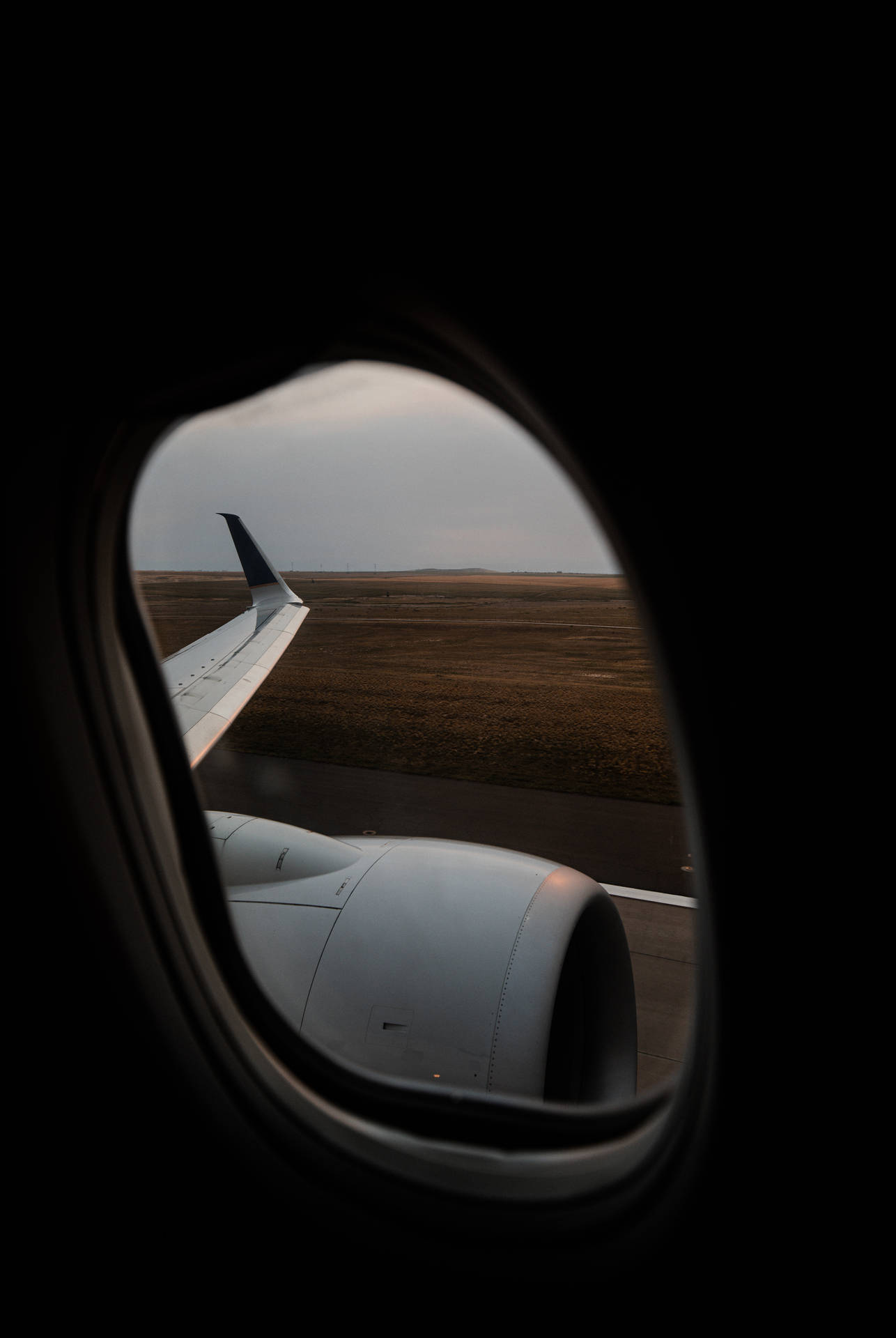 Plane Window Seat Background