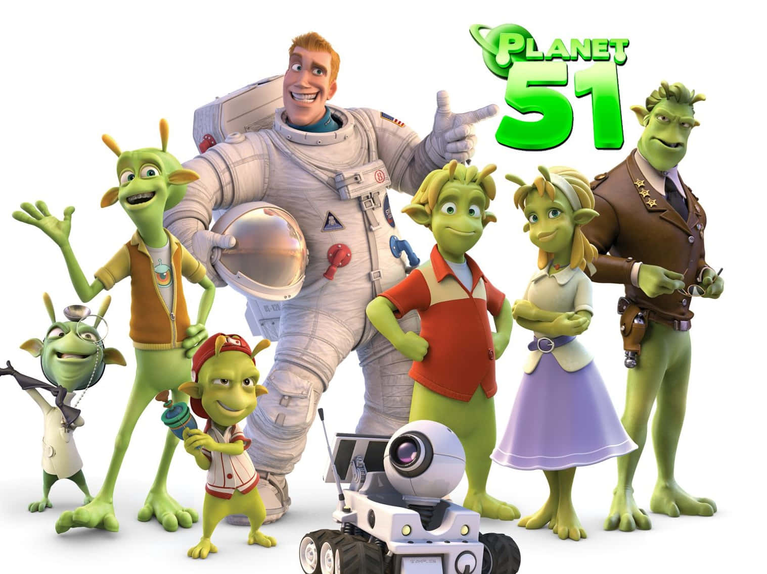 Planet 51 Alien Squad Background