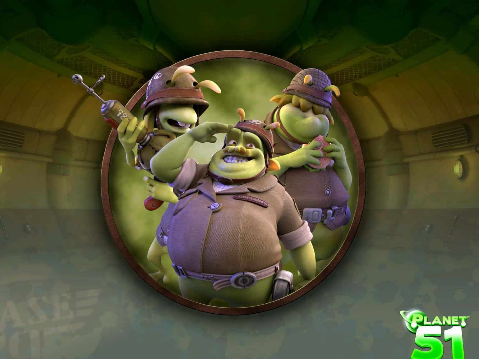 Planet 51 Alien Squad Background