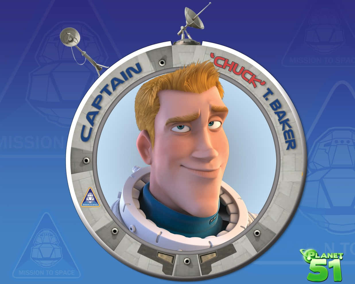 Planet 51 Captain T. Baker Background