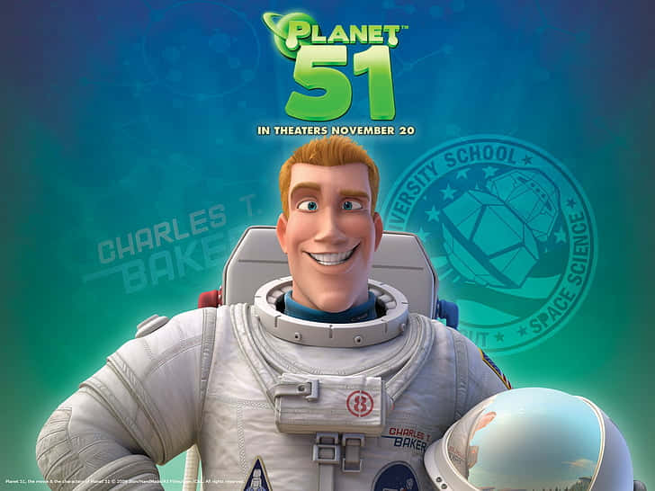 Planet 51 Cartoon Movie Background