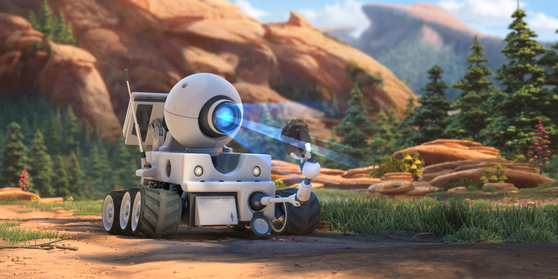 Planet 51 Robot Rover Background