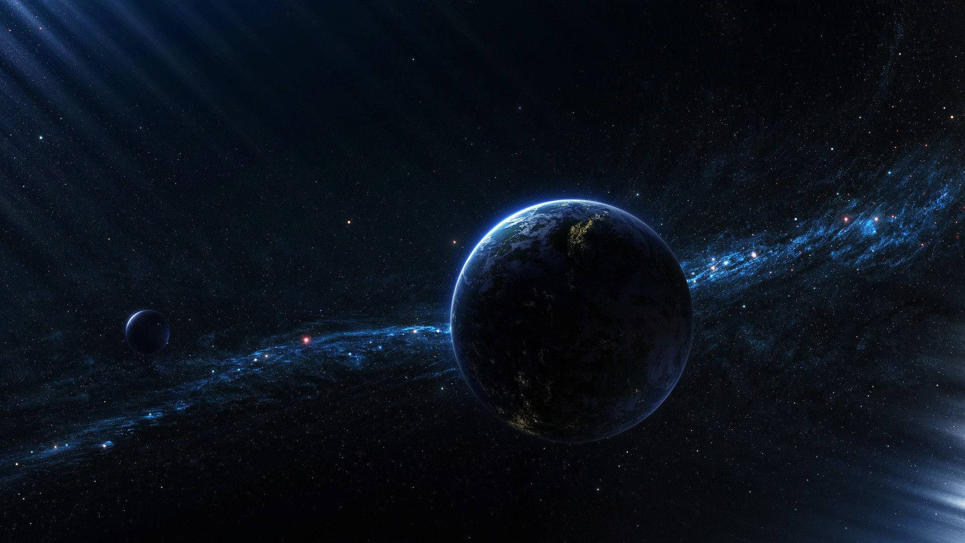 Planet Earth 1920x1080 Hd Space Background