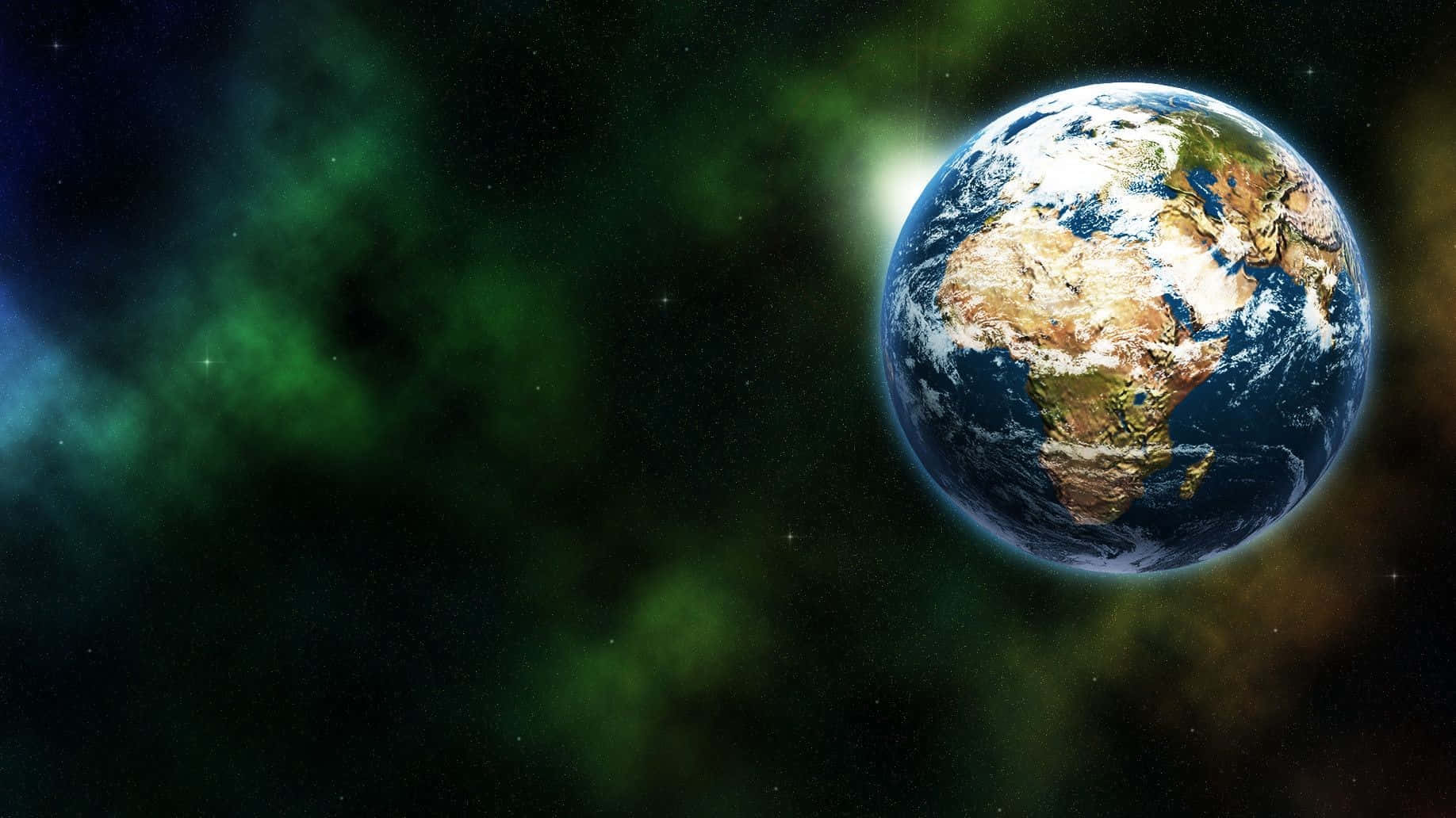 Planet Earth Sphere Background