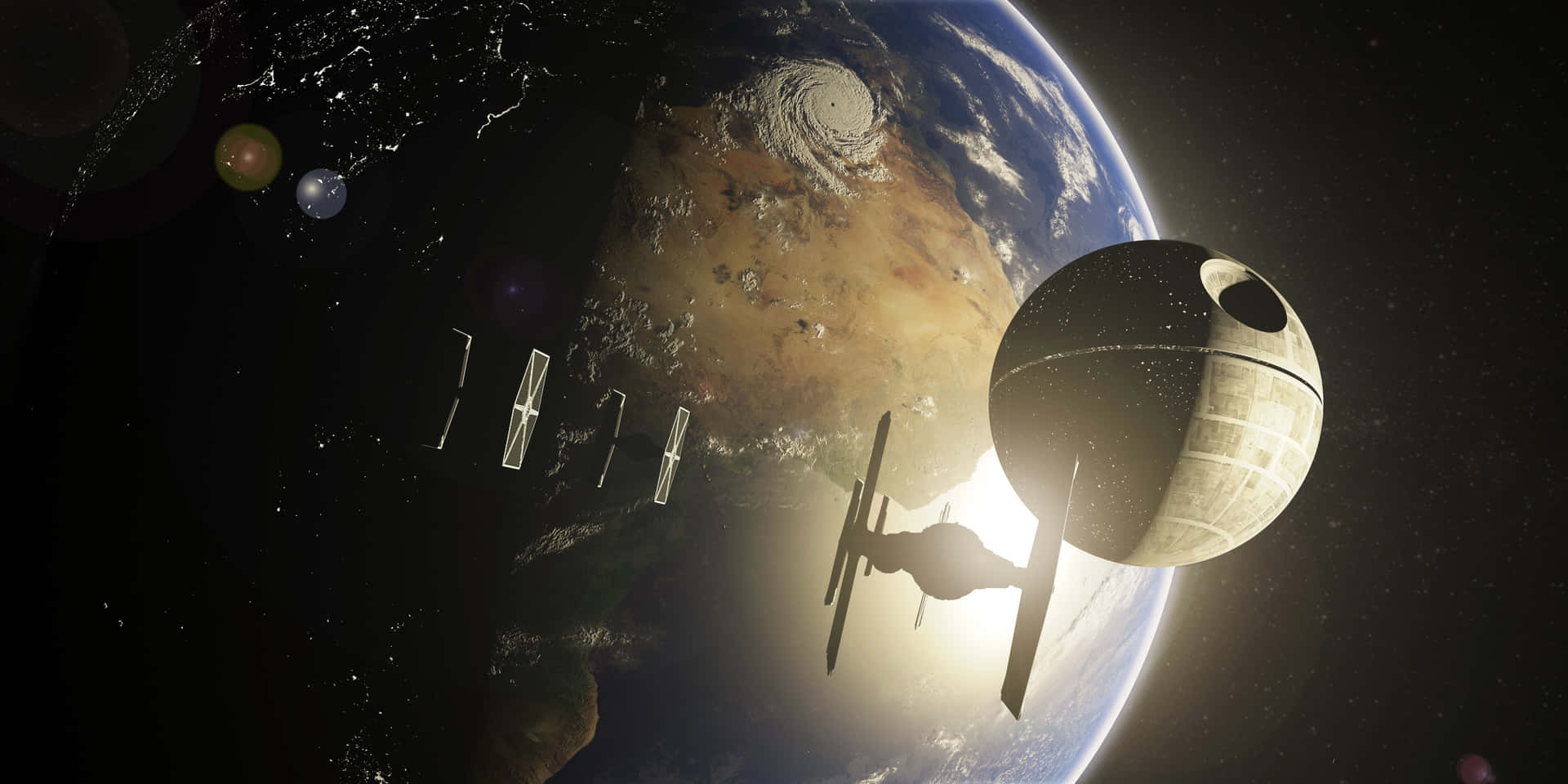 Planet Earth Star Wars Background