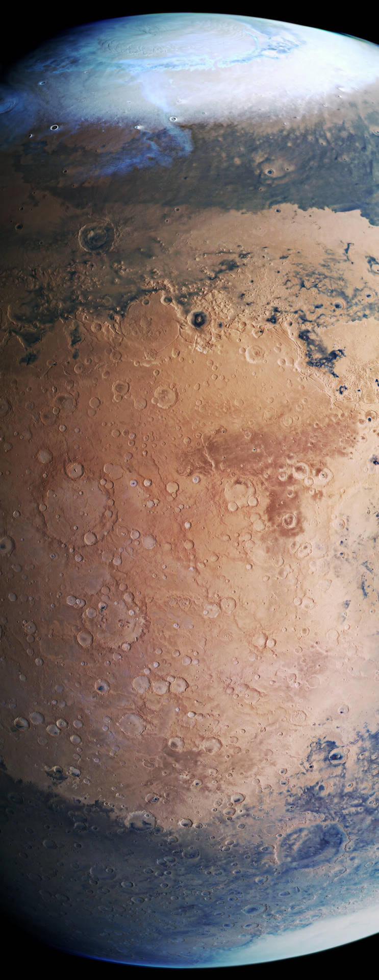 Planet Mars Space Phone Background