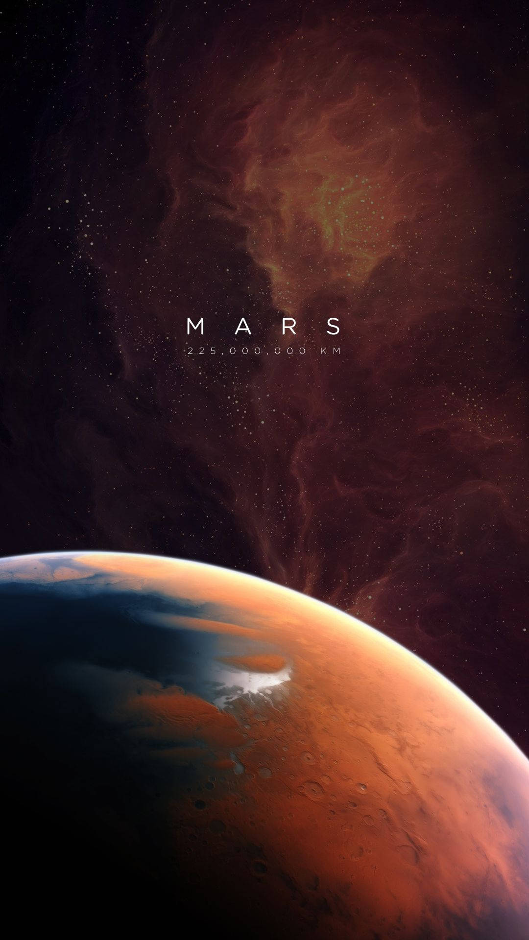 Planet Mars Space Texture Background