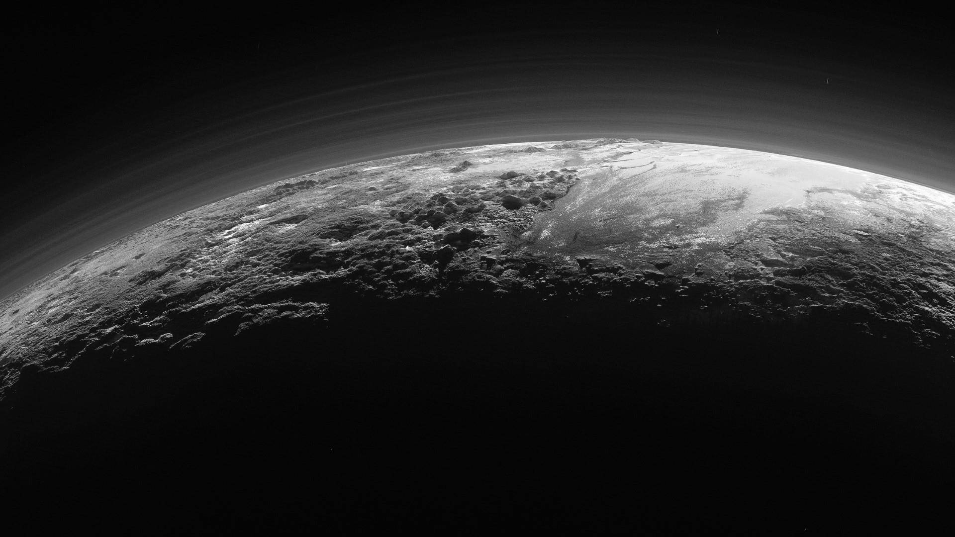Planet Pluto Horizon