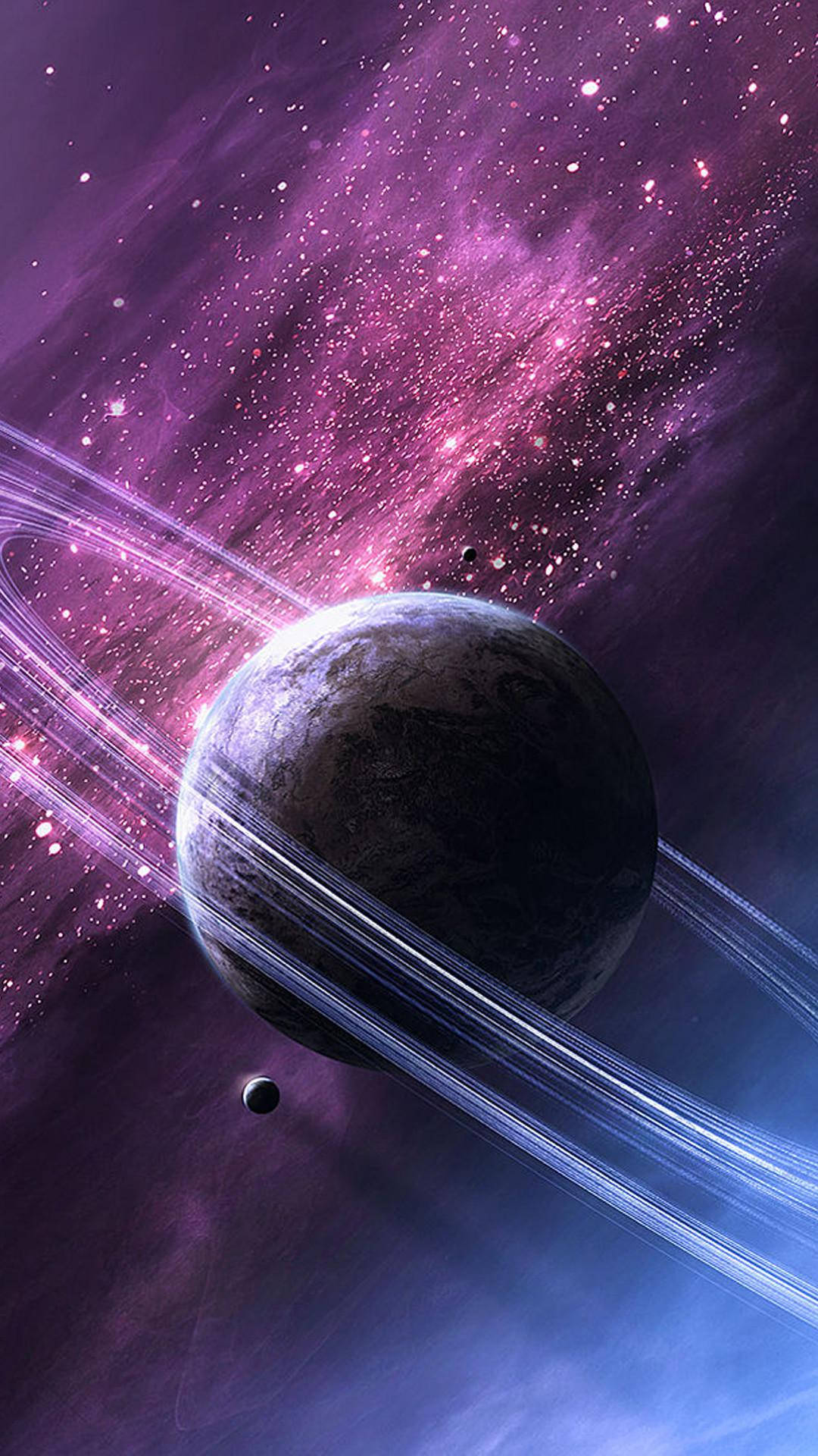Planet Saturn Galaxy Iphone Background