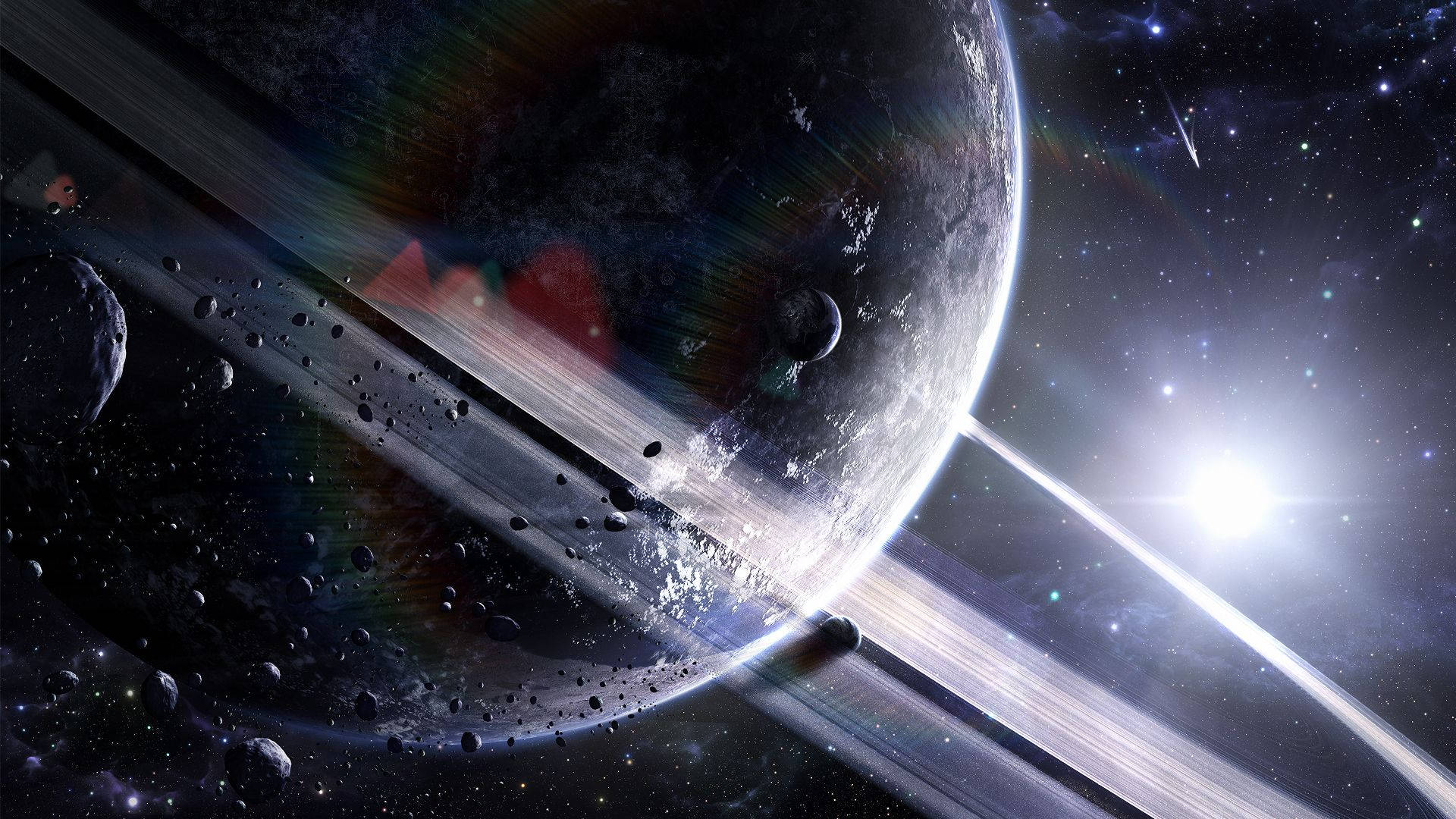 Planet Saturn1920x1080 Hd Space Background