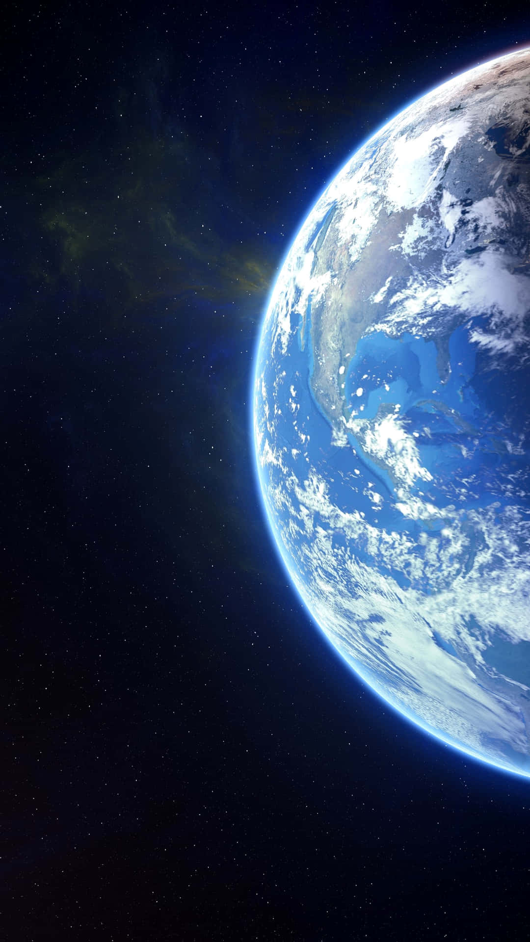 Planet With Anime Action Scene Background