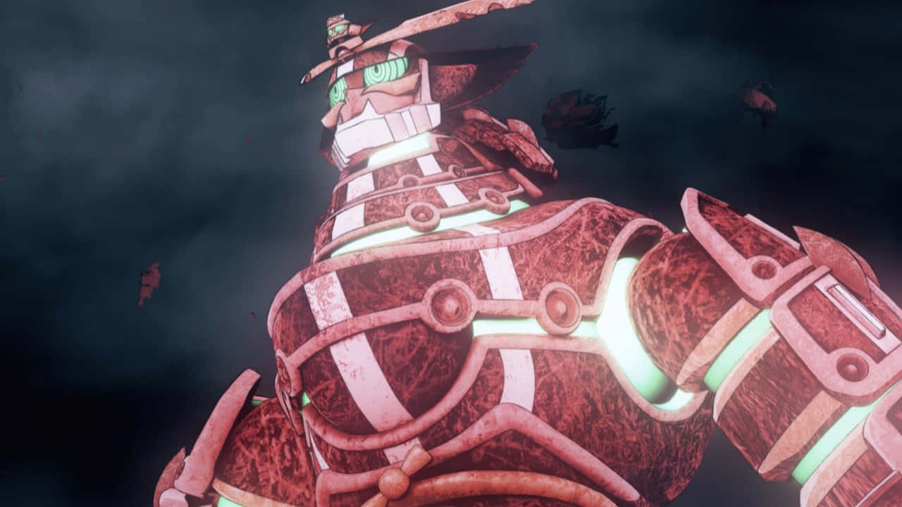 Planet With Mecha Design