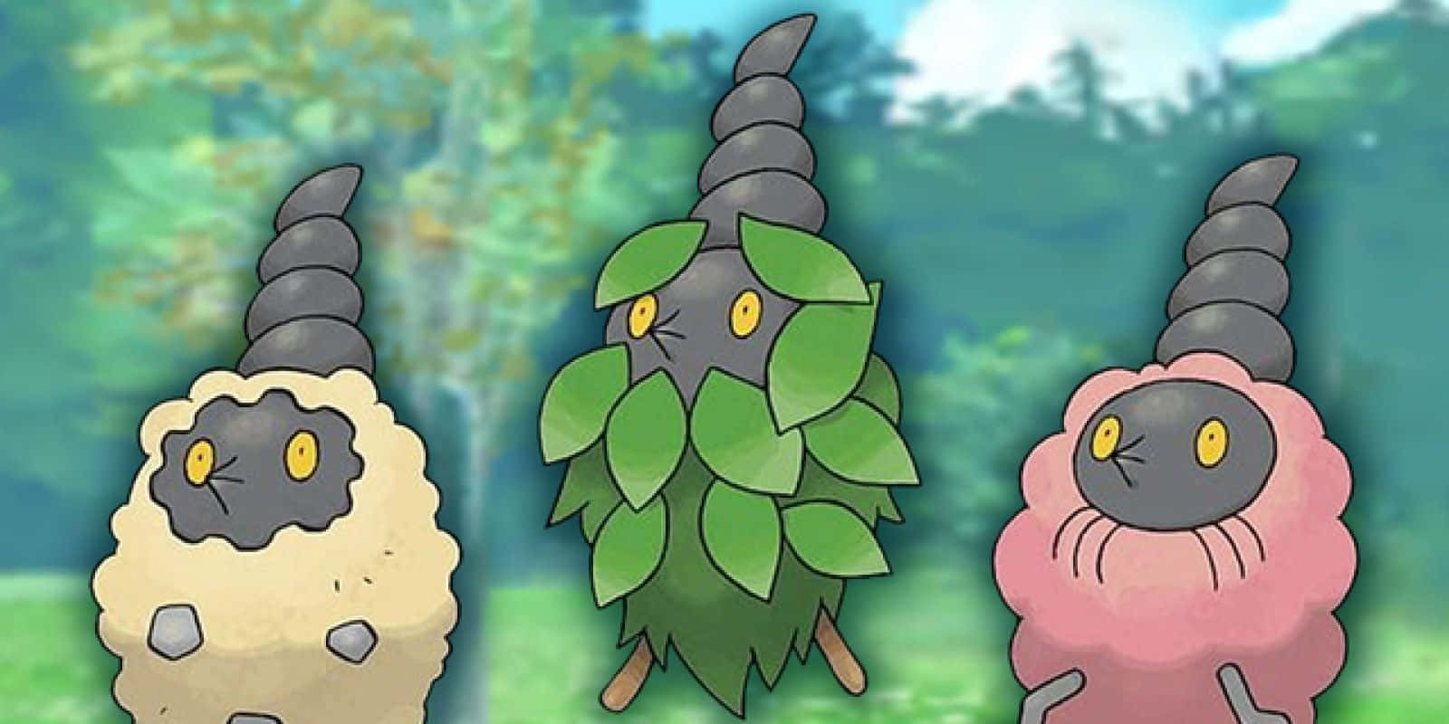 Plant Sandy And Trash Burmy Background