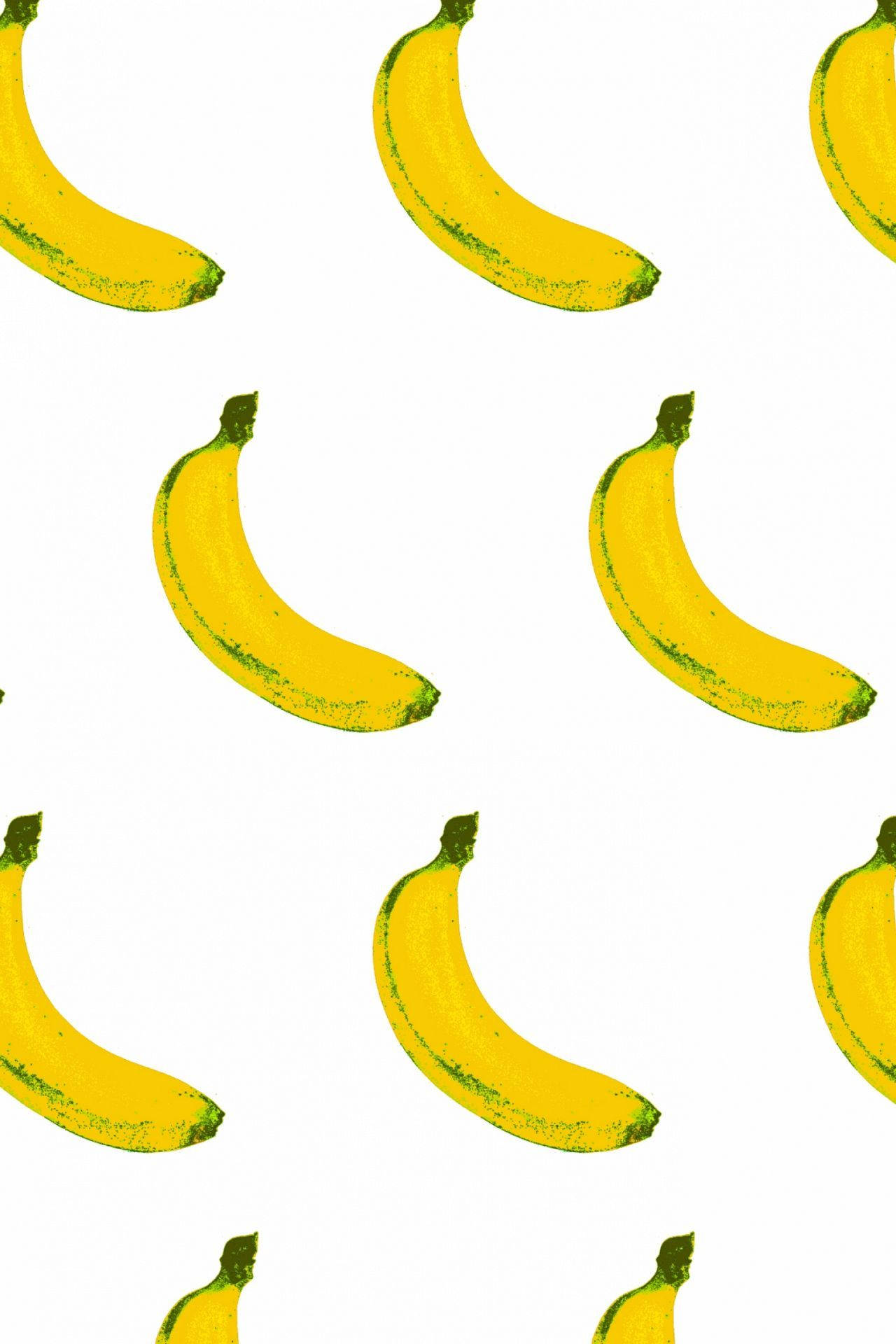 Plantain Yellow Pattern Background