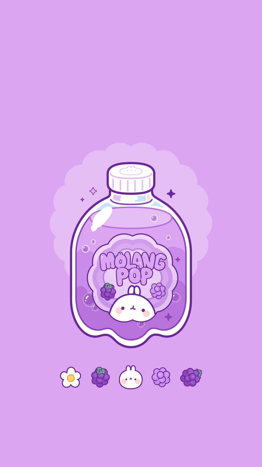 Plastic Molang Bottle