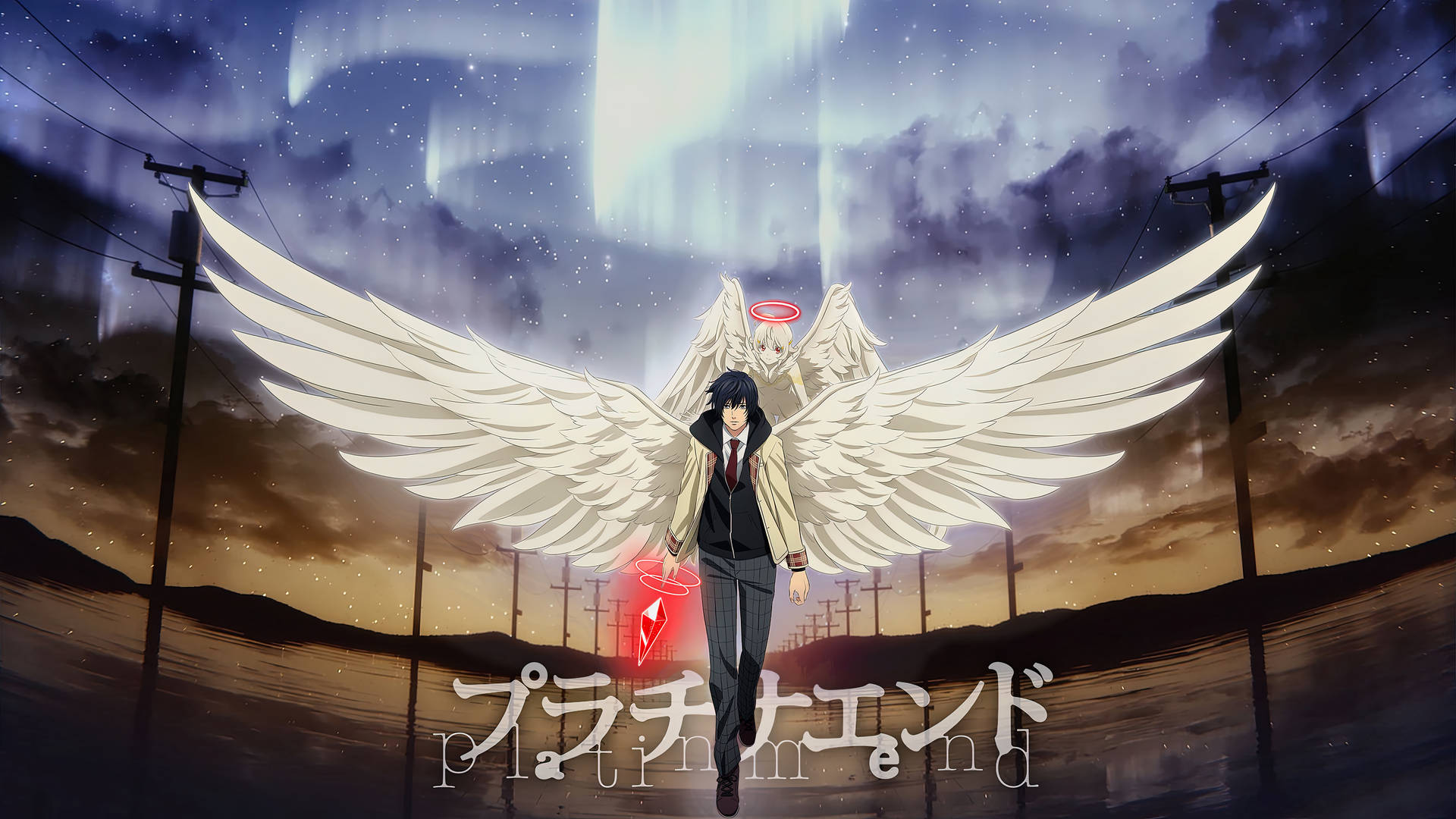 Platinum End Anime Teaser Poster Background