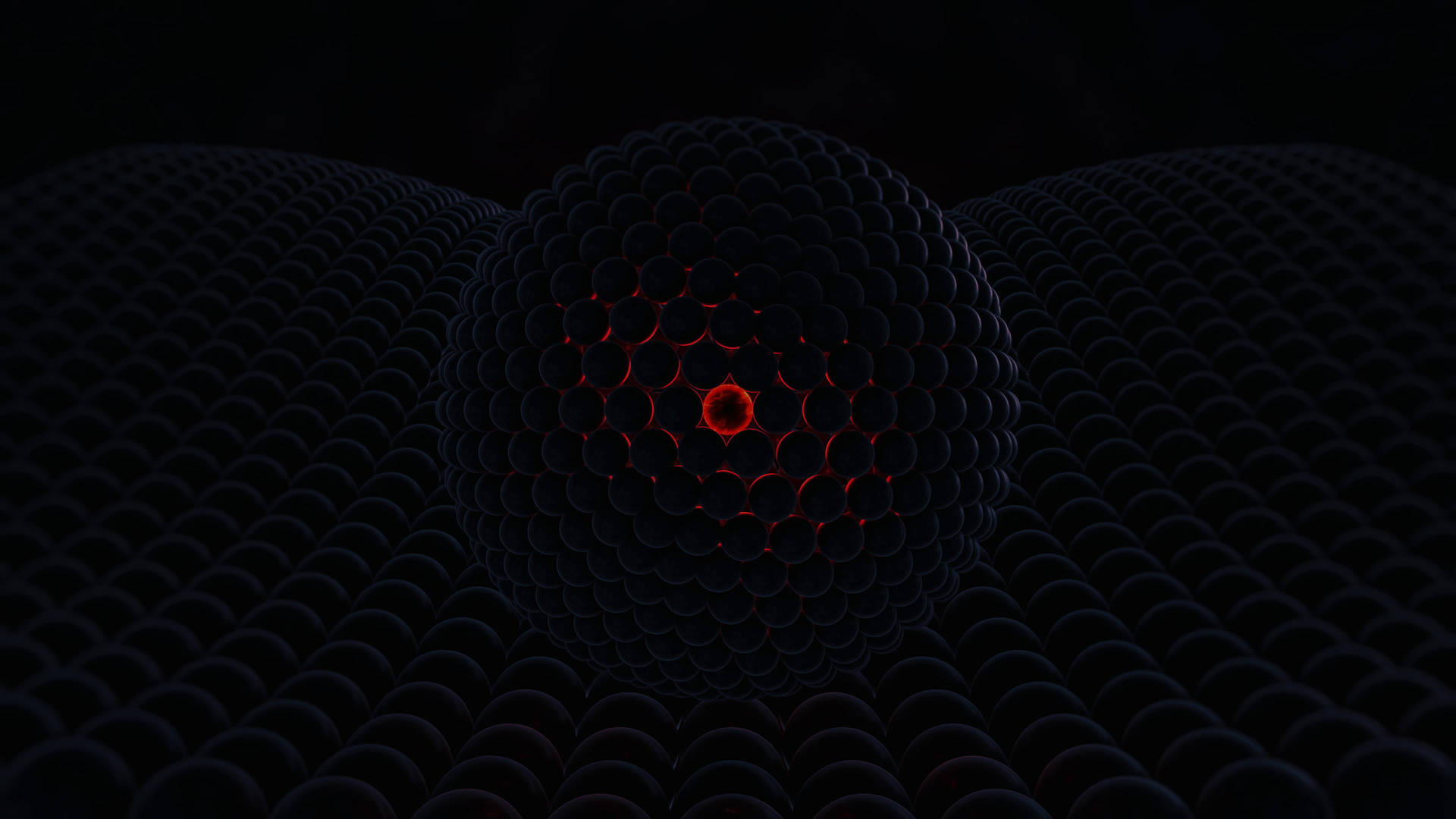 Platonic Solids Forming A Ball Background