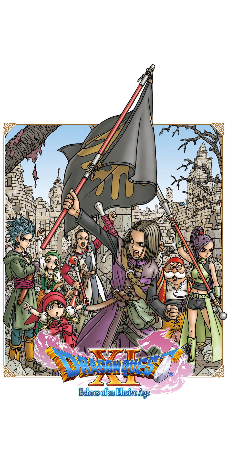 Play Dragon Quest Xi On Your Iphone Background