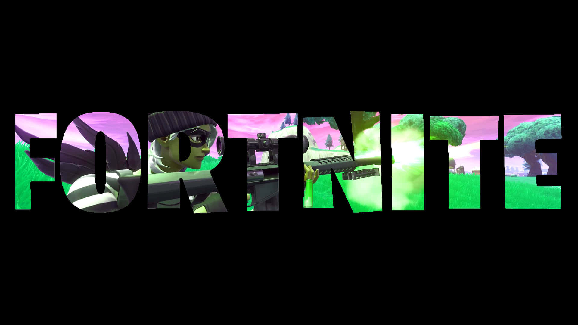 Play Epic In Style With This Cool Fortnite Logo Background