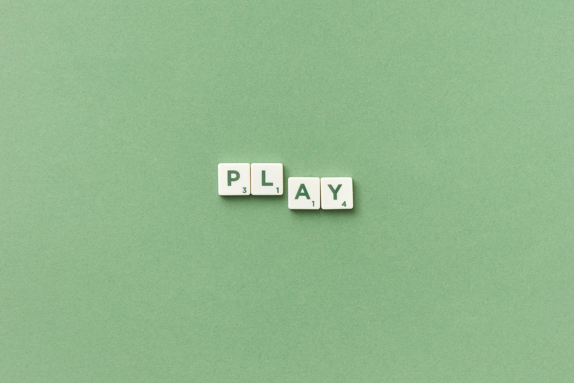 Play Scrabble Tiles Cute Pastel Aesthetic Background