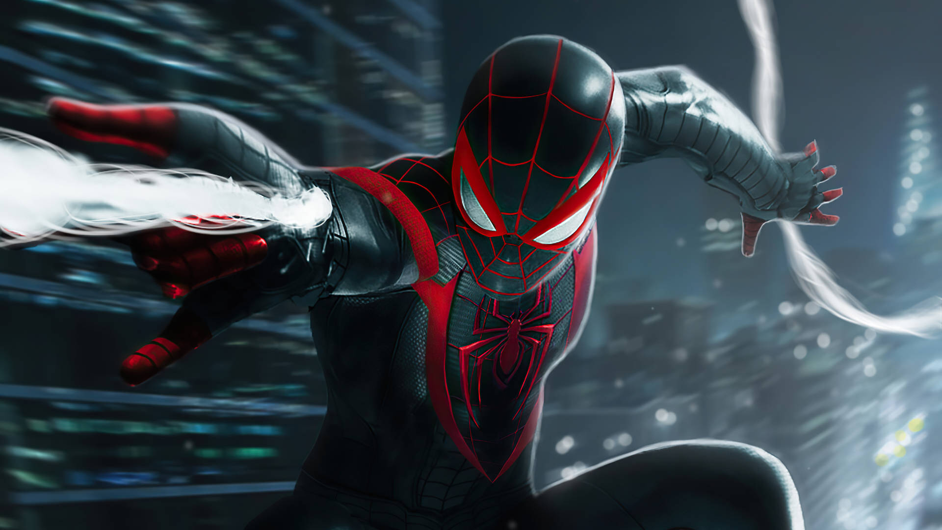 Play Spider Man Miles Morales Like Never Before On Playstation 5 Background