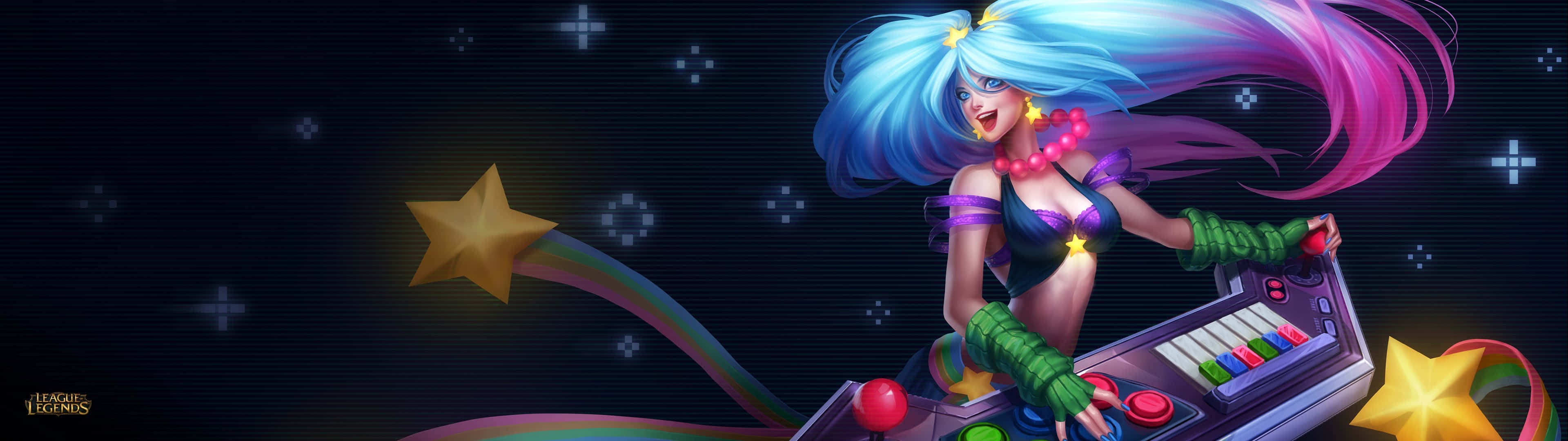 Play The Epic Battle Of League Of Legends In Stunning 3840x1080 Resolution Background