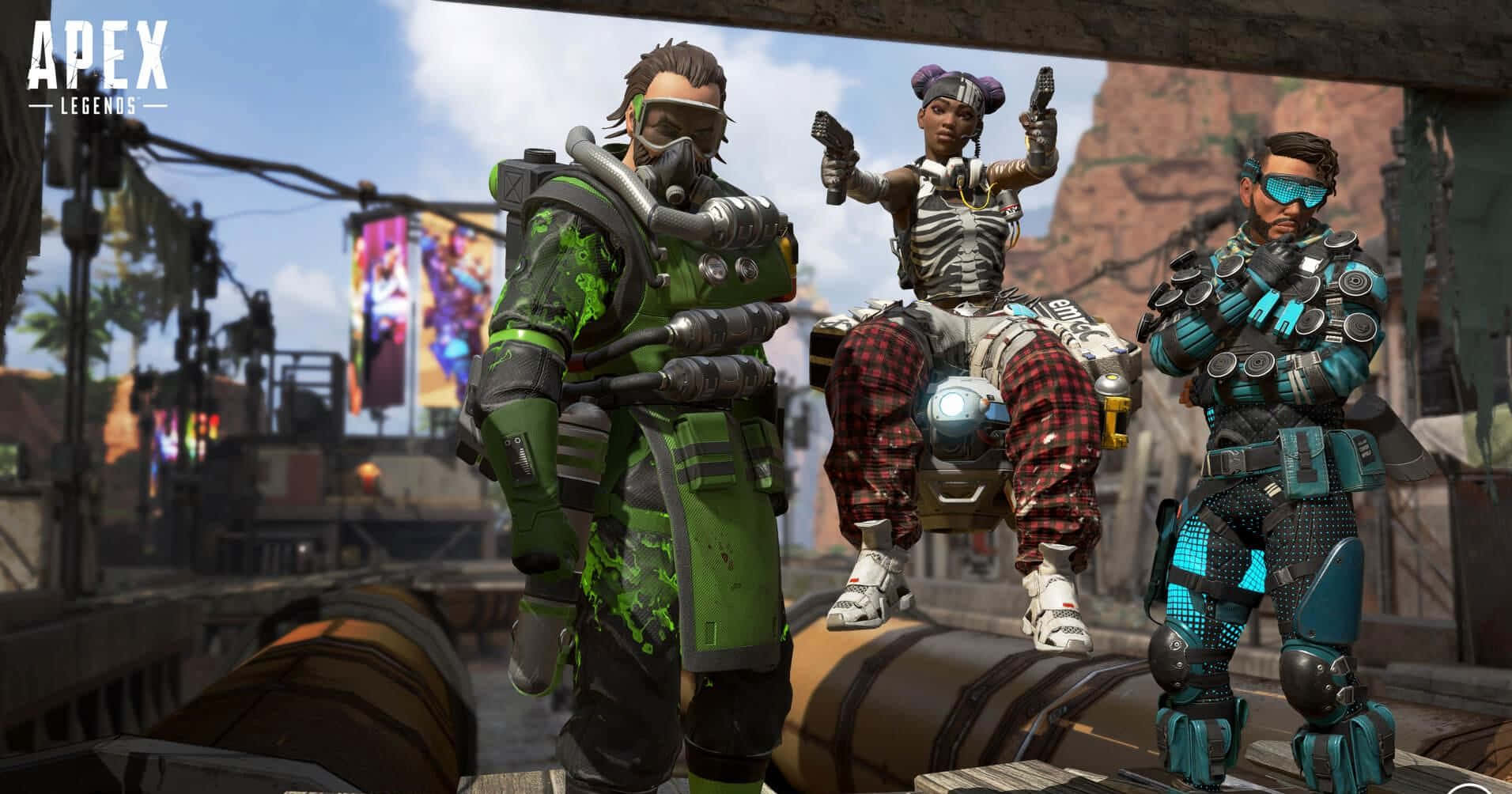 Play The Exciting Battle Royale Of Apex Legends On Your Computer Background