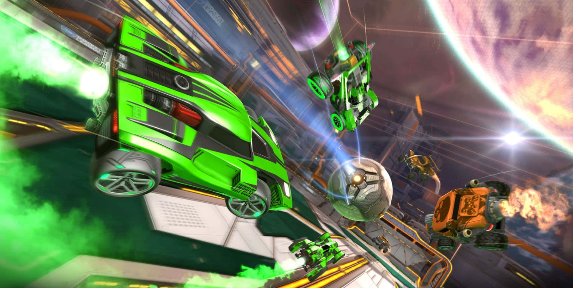 Play The Rocket-charged Video Game, Rocket League, On Your Desktop