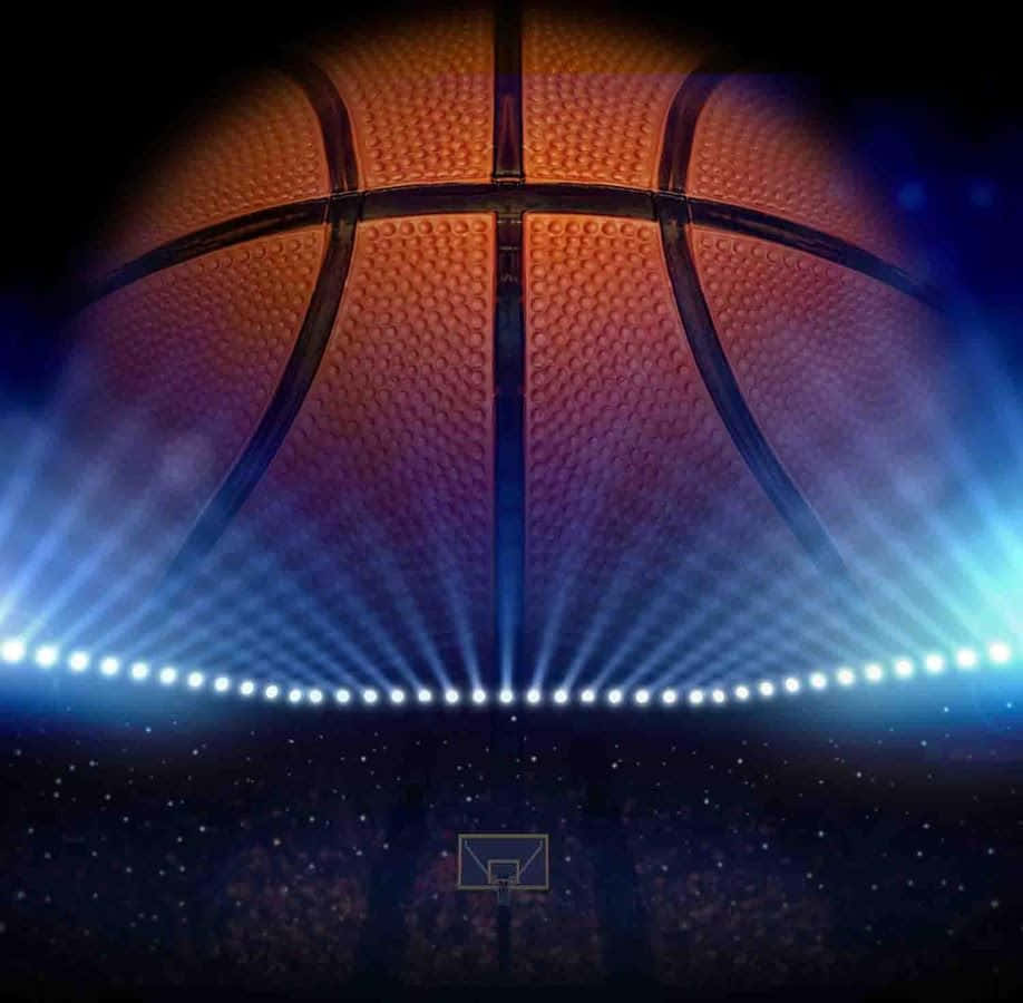 Play With Style: Increase Your Edge With The Blue Basketball Background