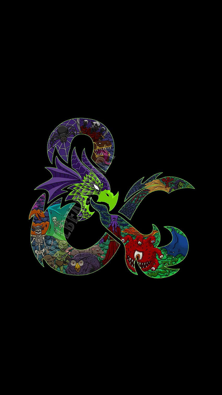 Play Your Favorite Game On Your Dungeons And Dragons Phone Background