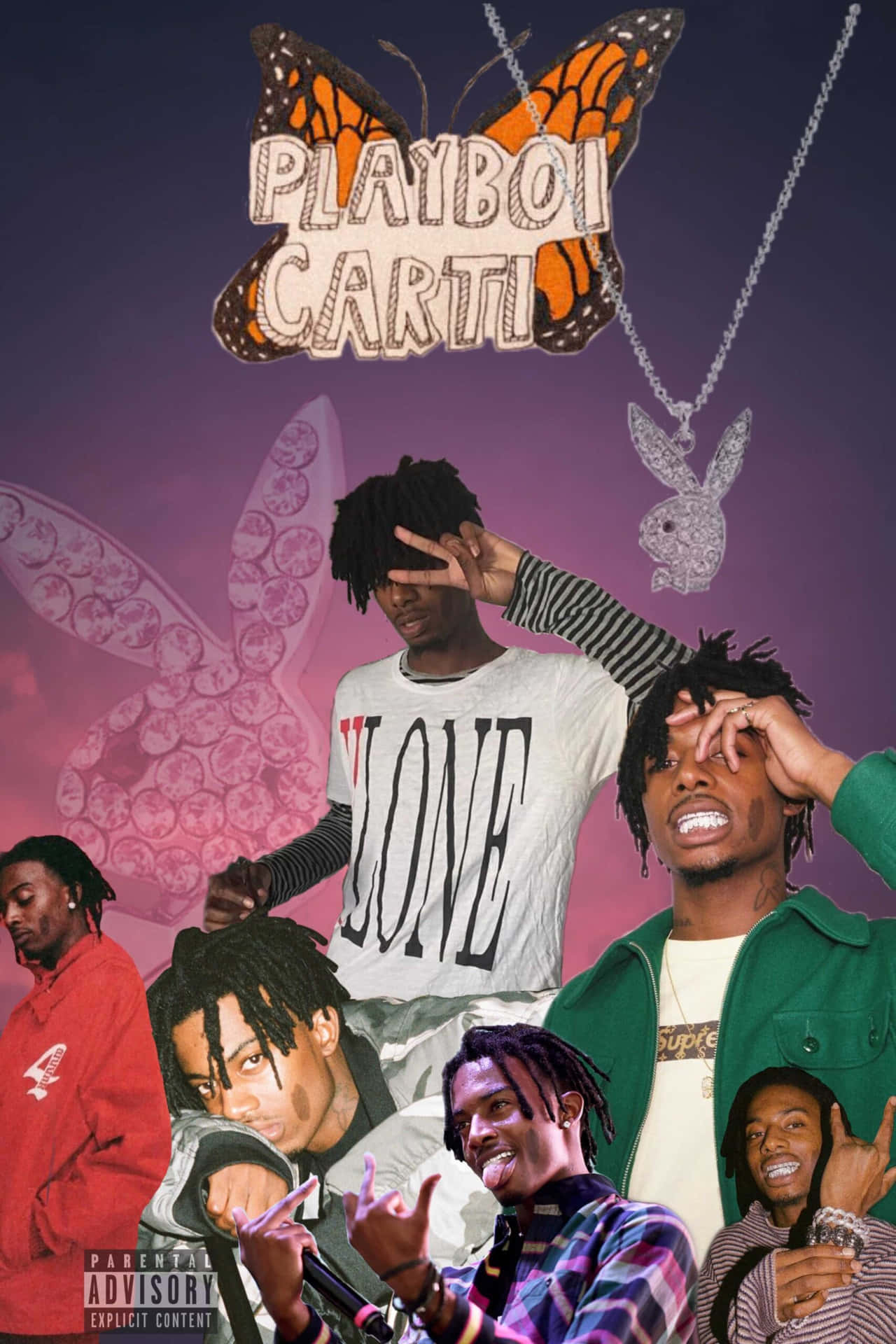 Playboi Carti Captivates The Audience With His Performance Background
