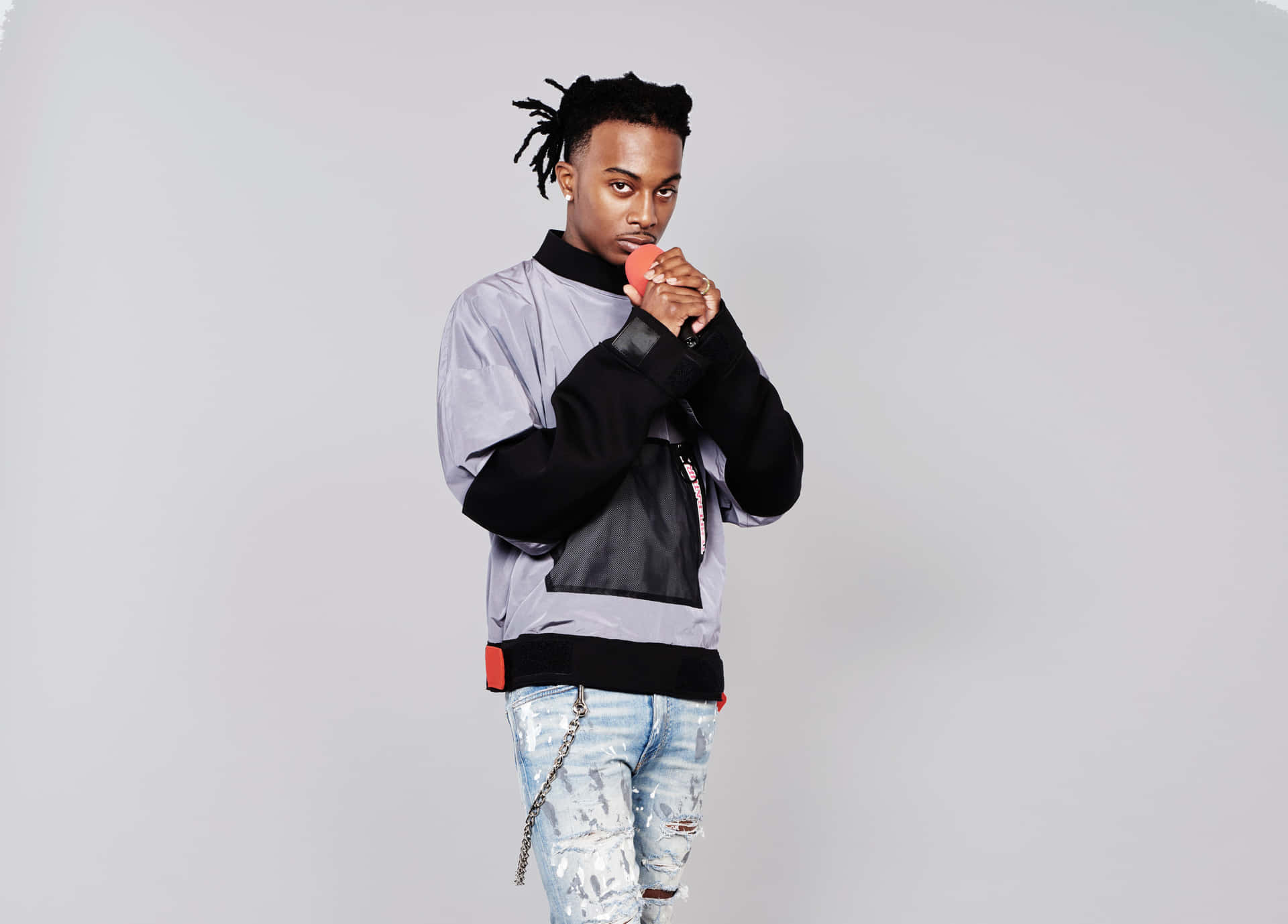 Playboi Carti Hd Gray Background