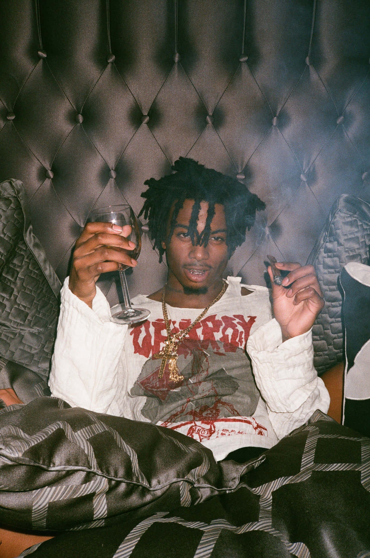 Playboi Carti Hd Smoking Background