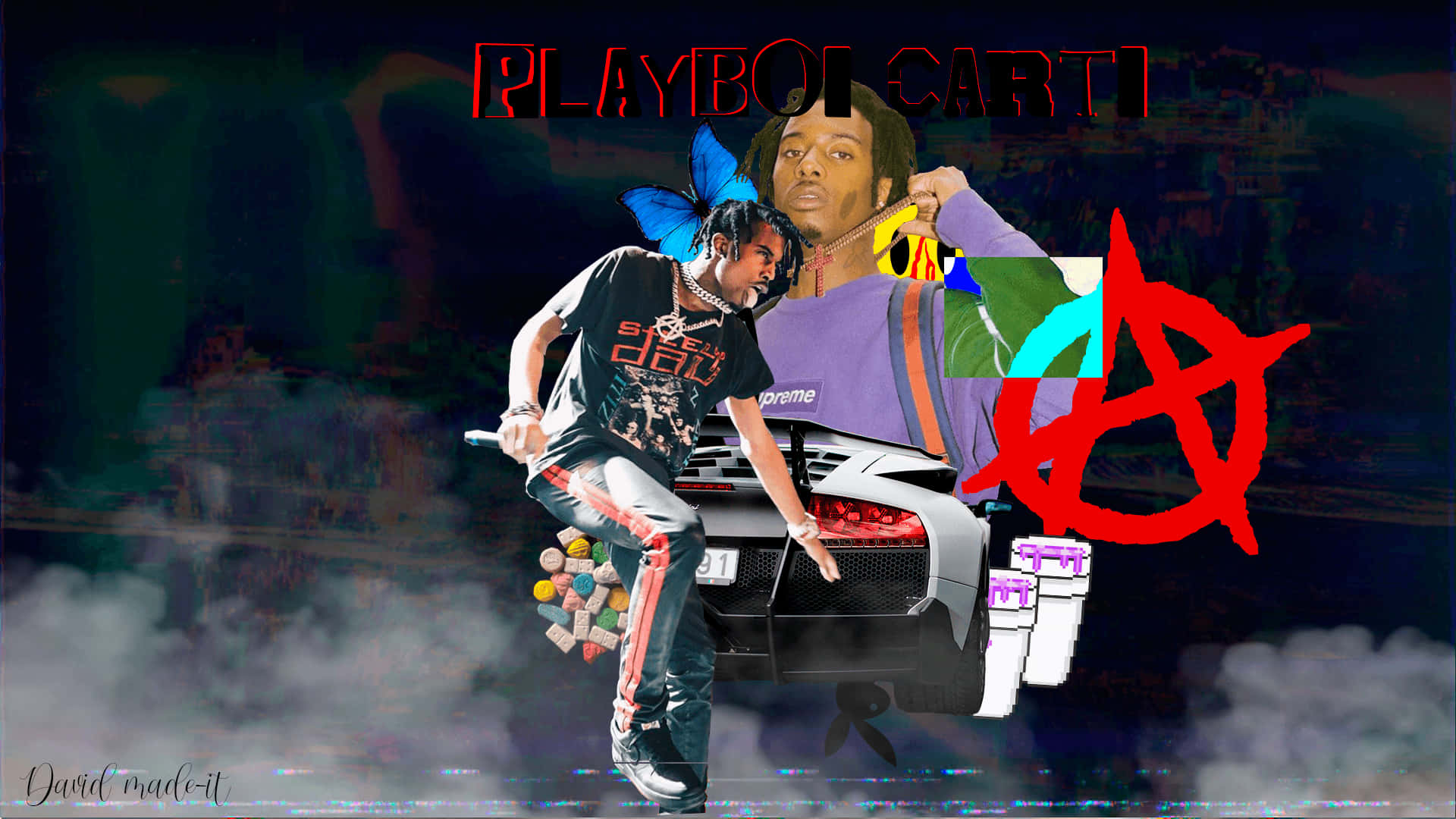 Playboi Carti Looking Cool And Stylish Background