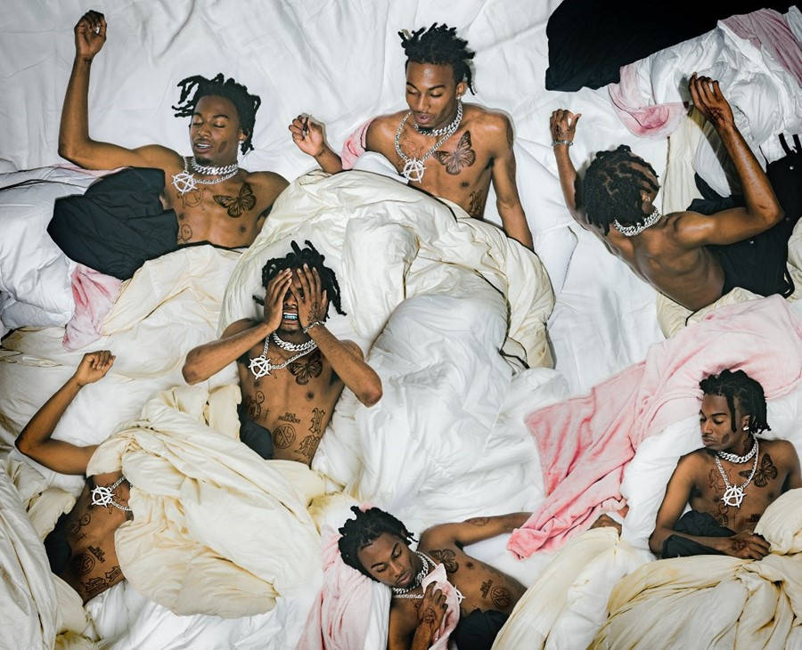 Playboi Carti Pfp In Bed Background