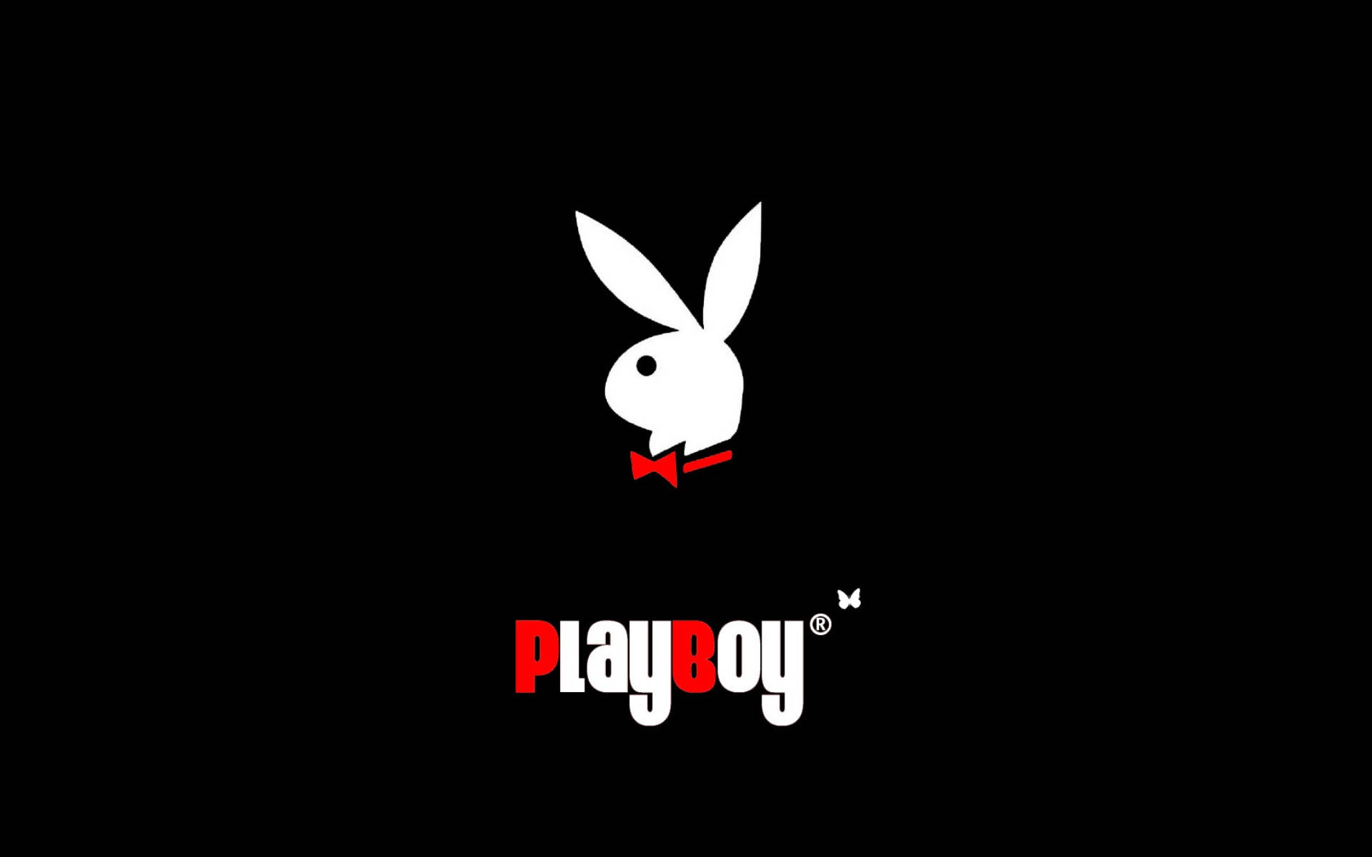 Playboy Red Bowtie Background